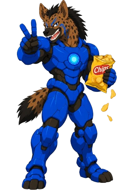 Kodi in mech suit form